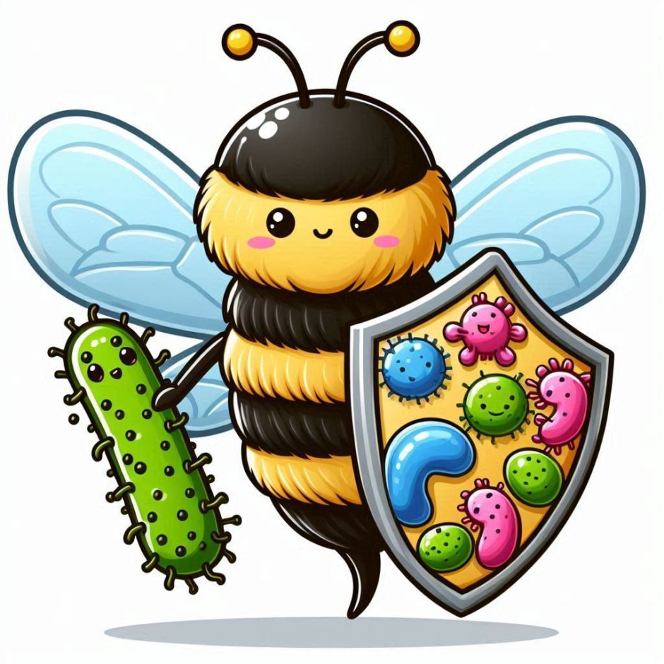 A gut shield for&nbsp;bumblebees