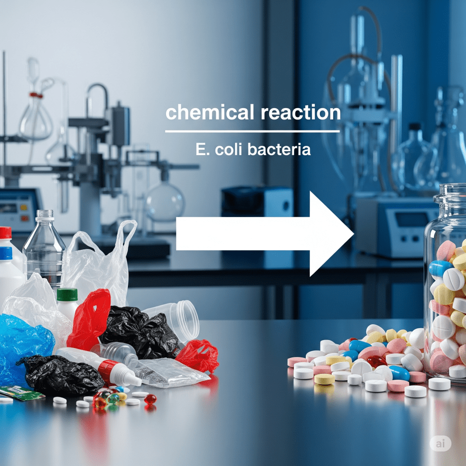 Plastic to Paracetamol: Manufactured by E.&nbsp;coli