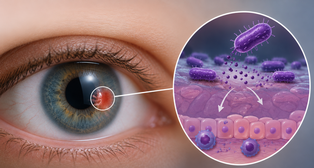 Ocular bacteria : A New Vision for Corneal Wound&nbsp;Healing