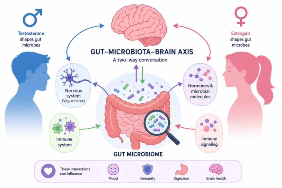 Your Gut, Hormones, and Brain &ndash; How Sex Changes the&nbsp;Conversation